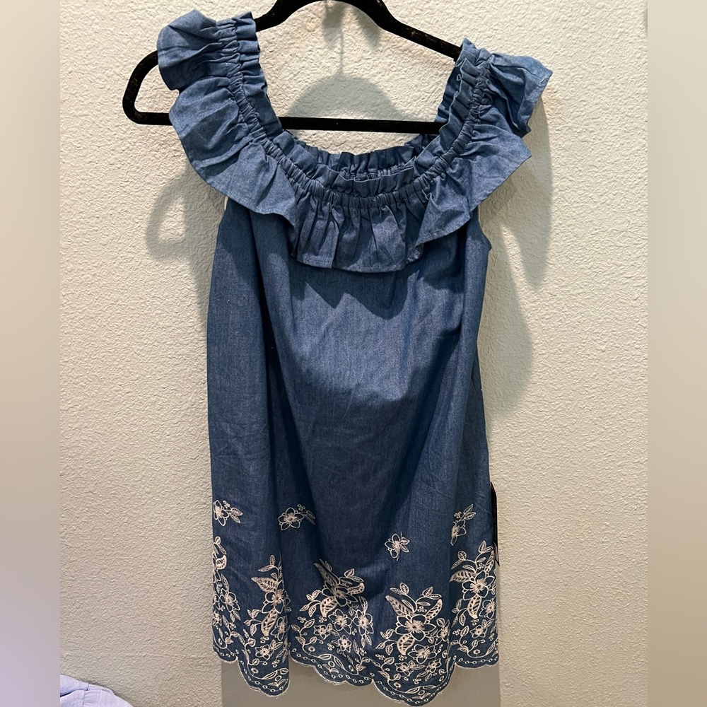 J.O.A. Off-the-Shoulder Sleeve Dress Large NWT